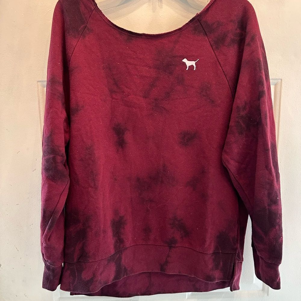 Victoria’s Secret Pink Off shoulder crew neck